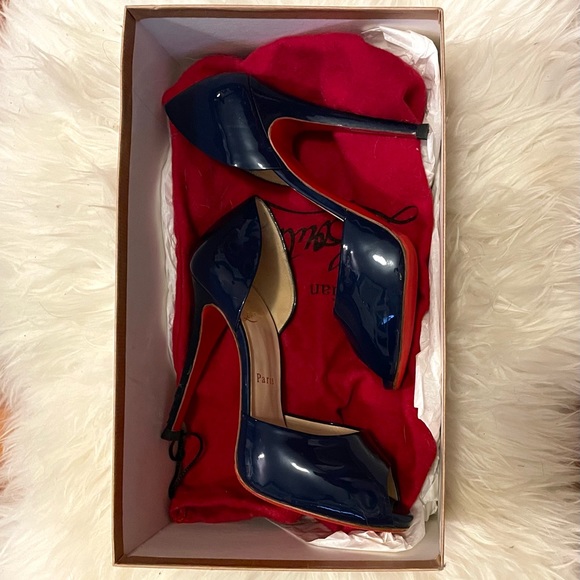 Christian Louboutin Navy Pumps - Picture 2 of 5